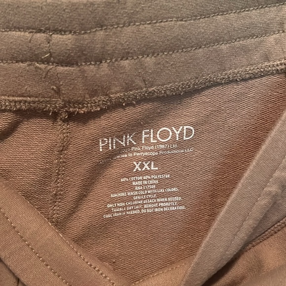 XXL tan Pink Floyd Flare Sweatpants - Picture 4 of 6